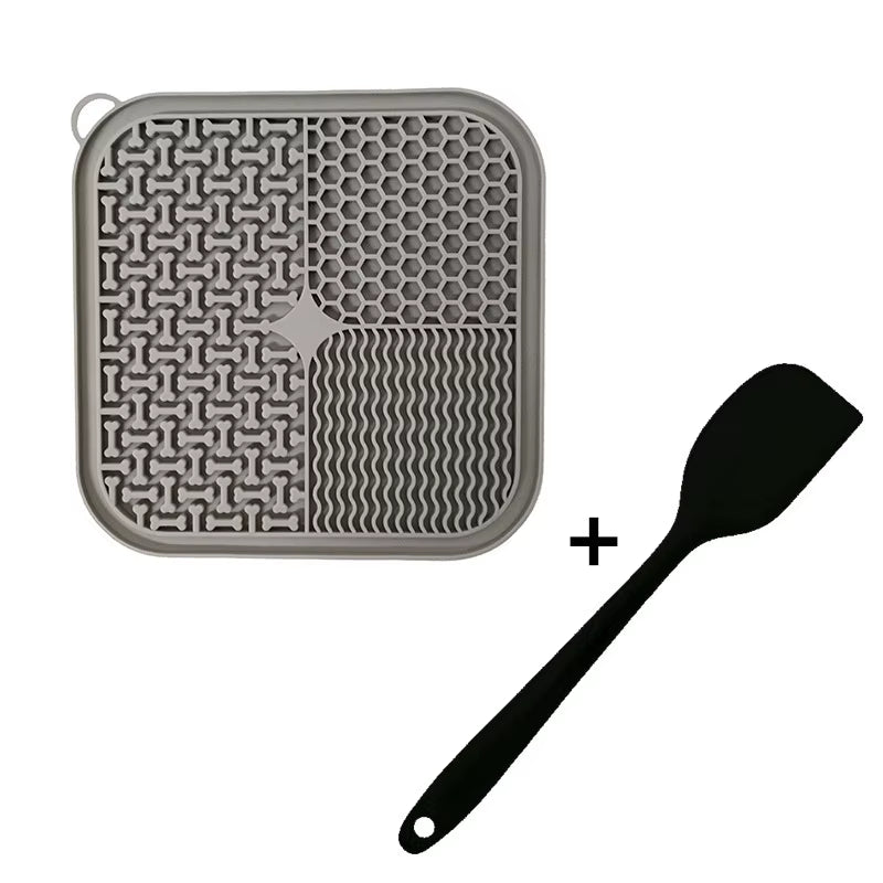 Premium Lick Pad with Suction Cups / Feeder for Dogs and Cats, for Dog Anxiety Relief