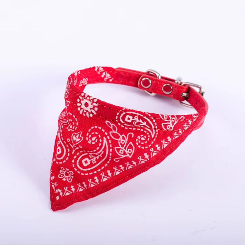Pet Dog Neck Scarf Dog Collar Bandana Collar Scarf adjustable