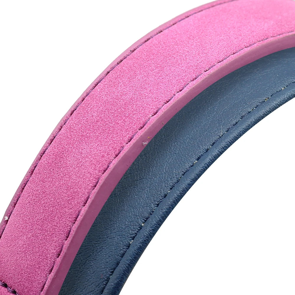 Leather Dog Collar Soft Padded Pet Collar for Small Medium Large Dogs Collar