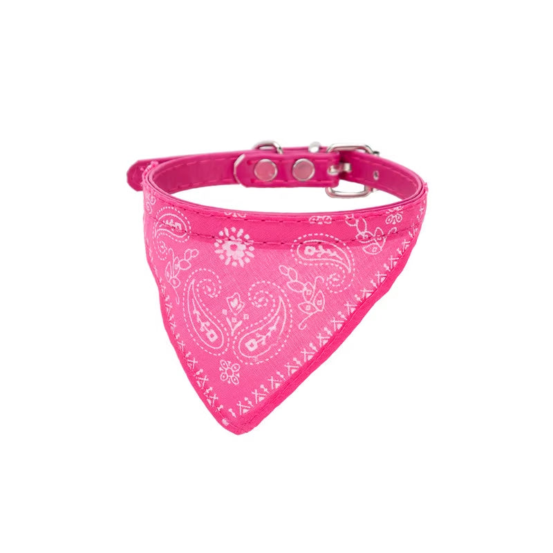 Pet Dog Neck Scarf  Dog Collar Bandana Collar Scarf adjustable