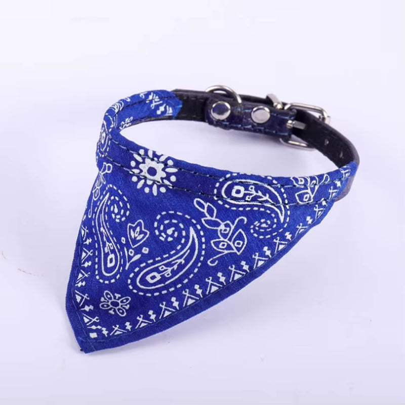 Pet Dog Neck Scarf  Dog Collar Bandana Collar Scarf adjustable