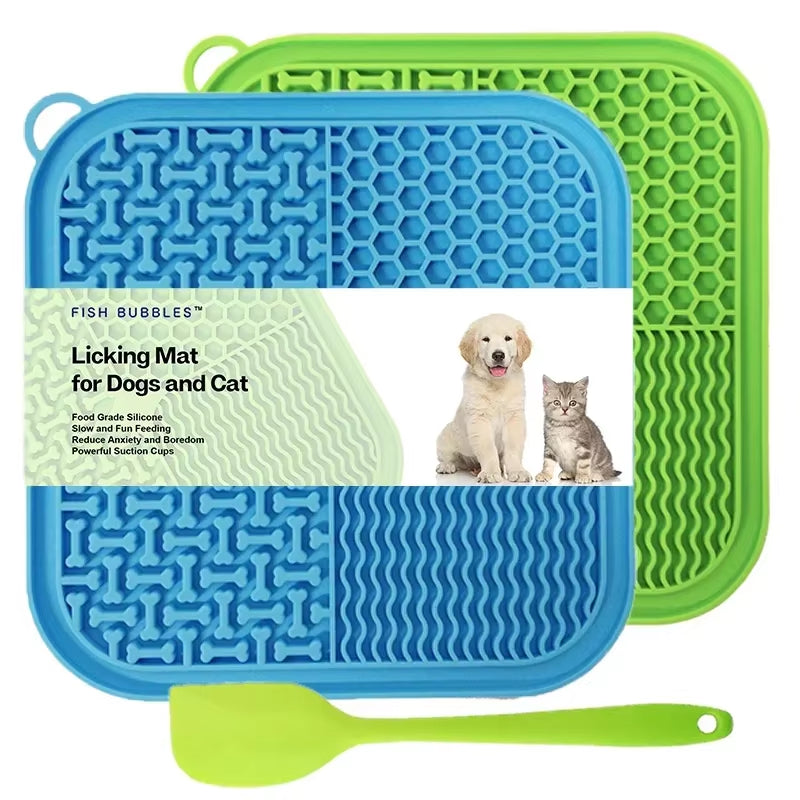  Premium Lick Pad with Suction Cups /  Feeder for Dogs and Cats, for Dog Anxiety Relief