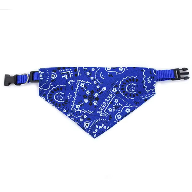 Pet Dog Neck Scarf  Dog Collar Bandana Collar Scarf adjustable