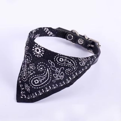 Pet Dog Neck Scarf  Dog Collar Bandana Collar Scarf adjustable
