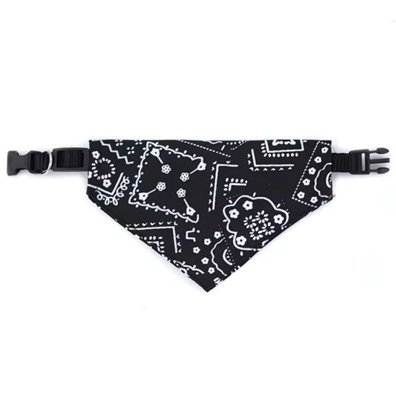 Pet Dog Neck Scarf  Dog Collar Bandana Collar Scarf adjustable