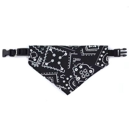 Pet Dog Neck Scarf  Dog Collar Bandana Collar Scarf adjustable