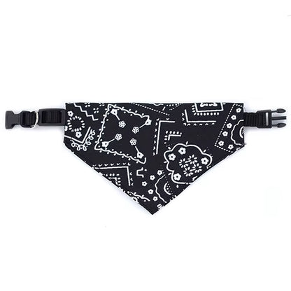 Pet Dog Neck Scarf  Dog Collar Bandana Collar Scarf adjustable