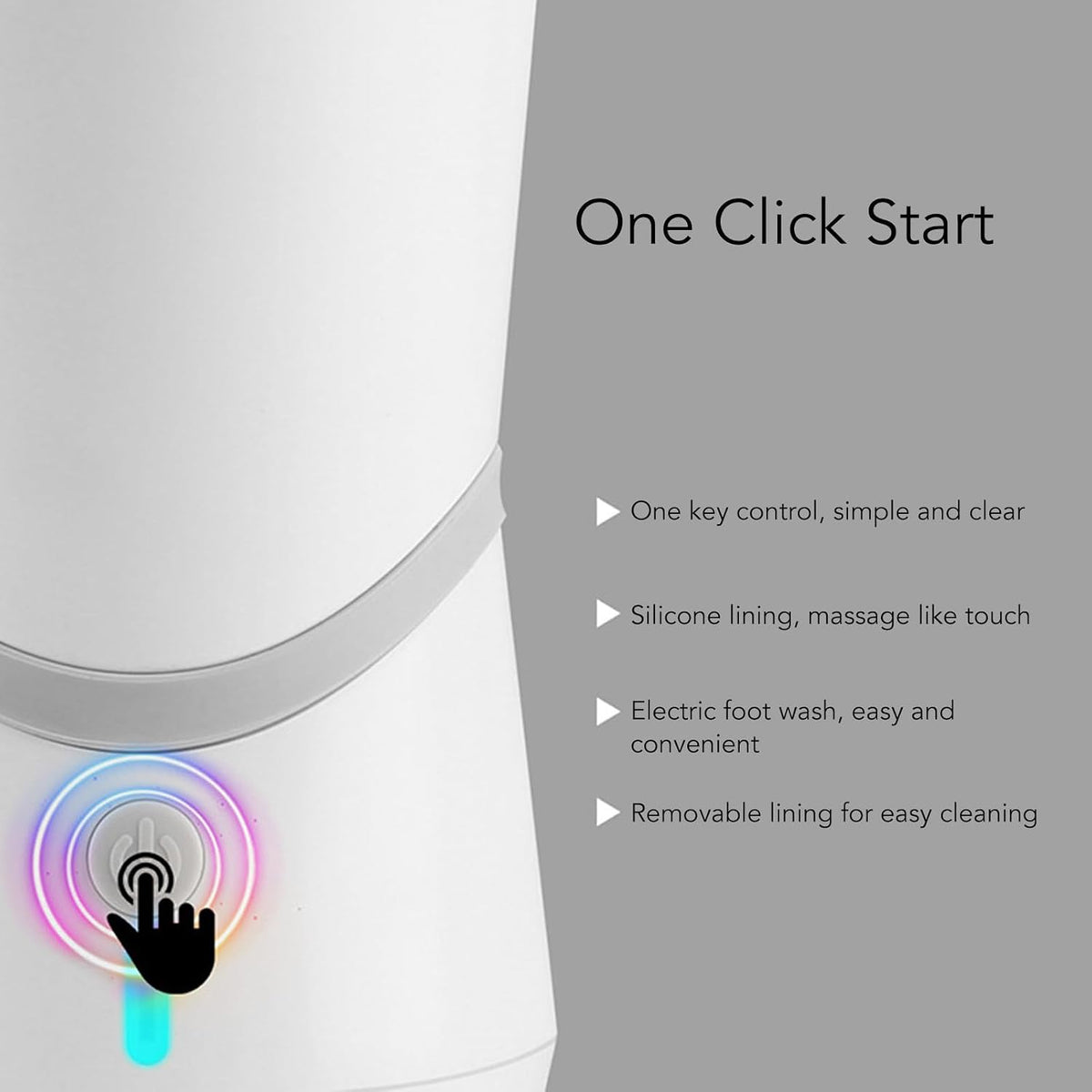 Automatic Dog Paw Washer, Portable Rechargeable Electric Dog Paw Cleaner Cup with Soft Bristles, One Key Control, Dogs Muddy Paw Cleaner for Puppy Feet, fqbt8M0Rge