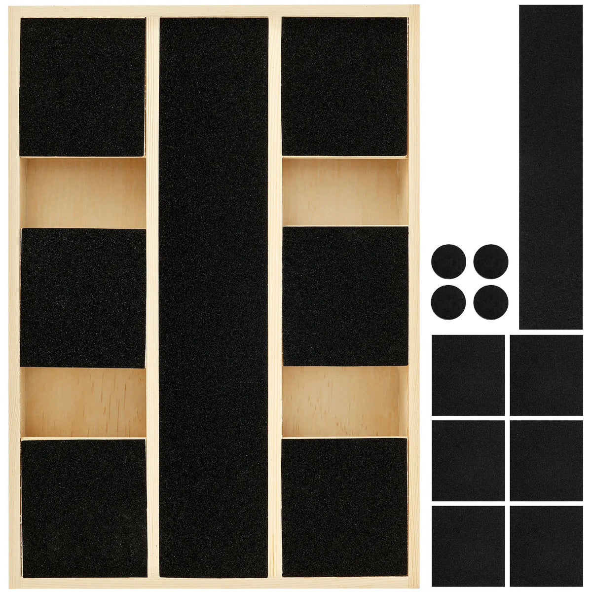 Dog Nail Scratch Board with Built-In Treat Box 