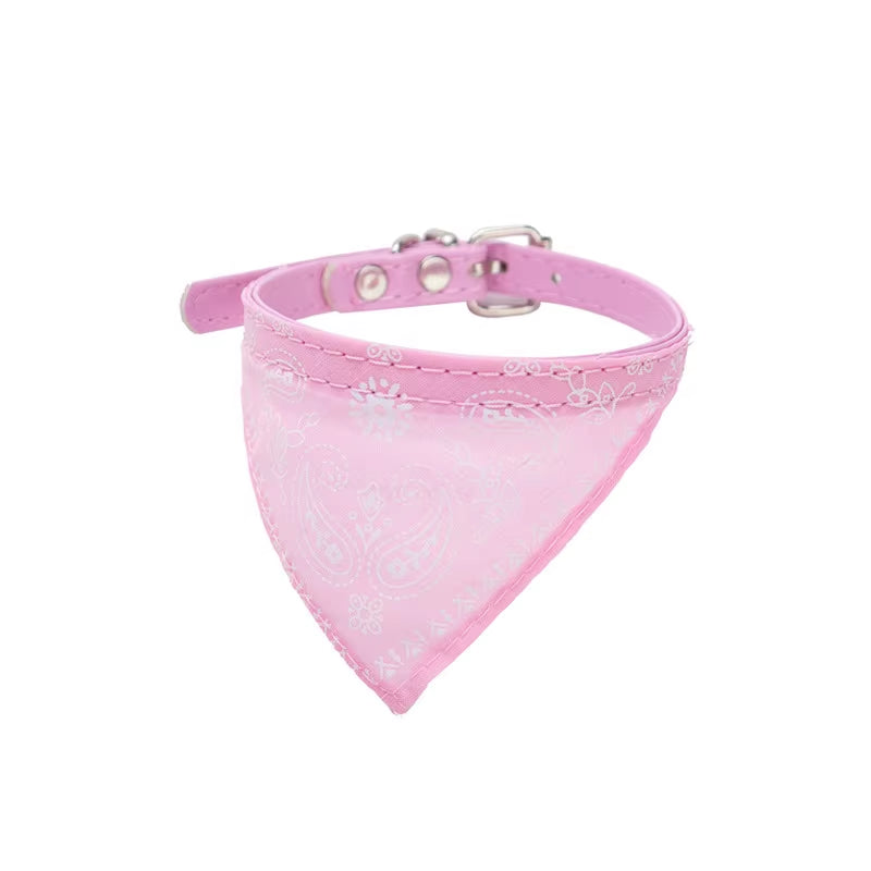Pet Dog Neck Scarf  Dog Collar Bandana Collar Scarf adjustable