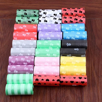  Biodegradable Dog Poop Bags for Dog Large Cat Waste Bags 