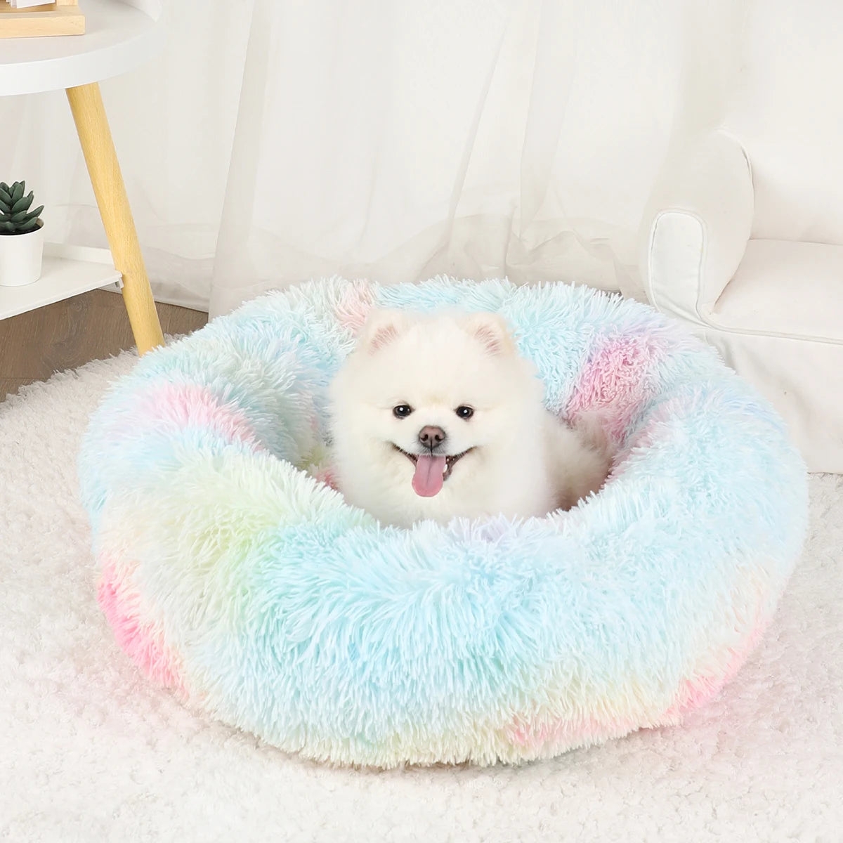 Plush Dog Bed Various styles and colors to choose from