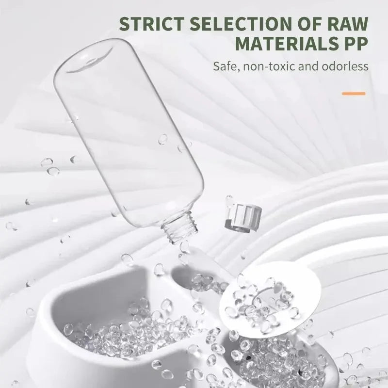  Dual-Use Multi-Functional Drinking and Feeding Pet Bowl for Dogs and Cats