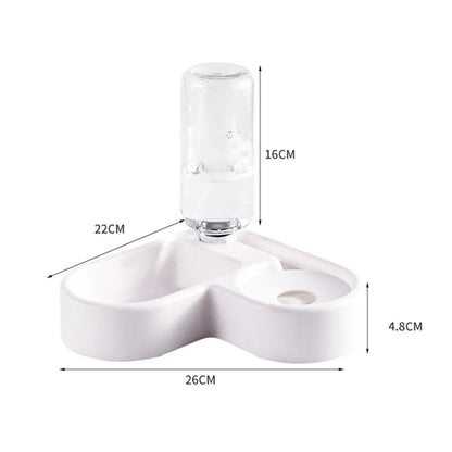  Dual-Use Multi-Functional Drinking and Feeding Pet Bowl for Dogs and Cats