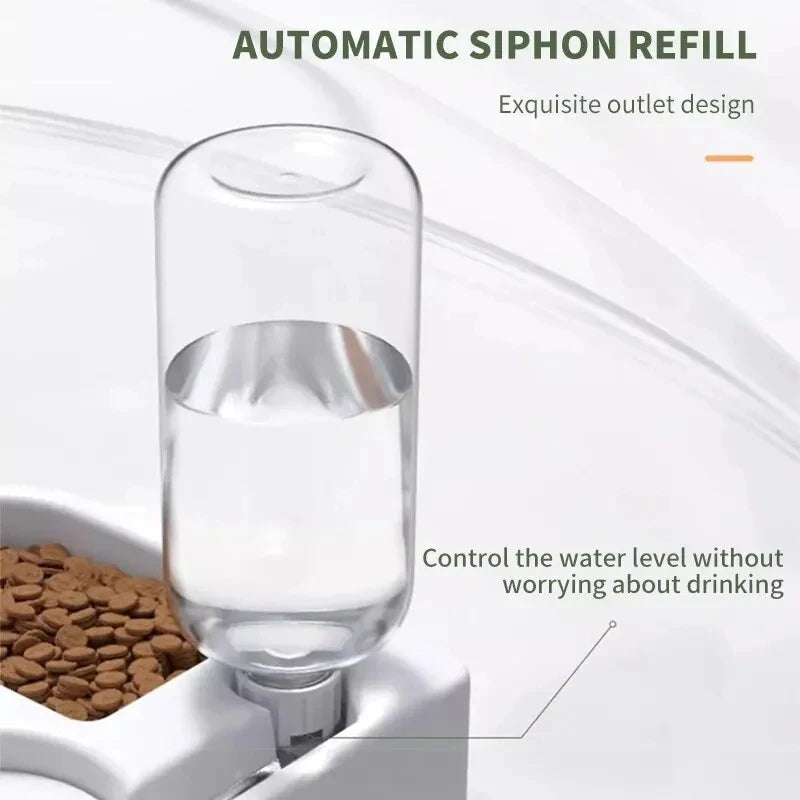  Dual-Use Multi-Functional Drinking and Feeding Pet Bowl for Dogs and Cats