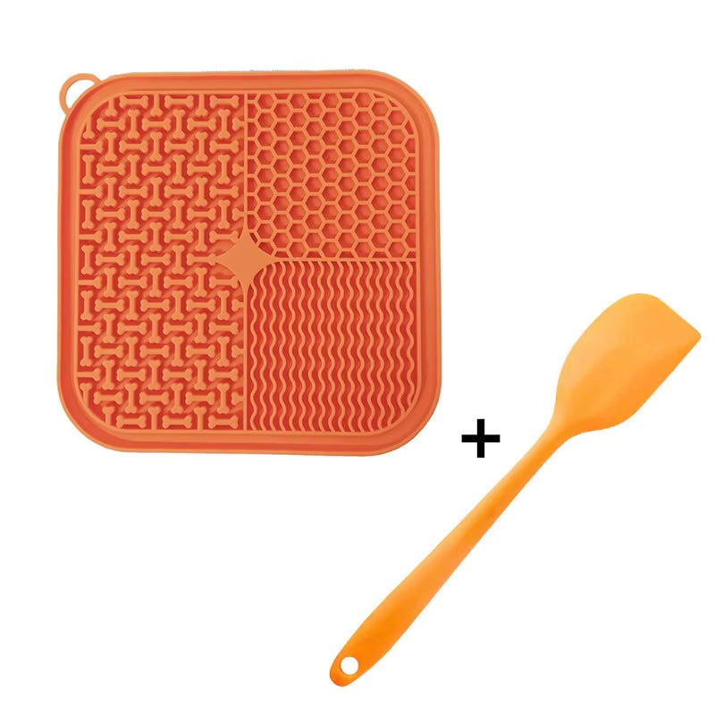  Premium Lick Pad with Suction Cups /  Feeder for Dogs and Cats, for Dog Anxiety Relief
