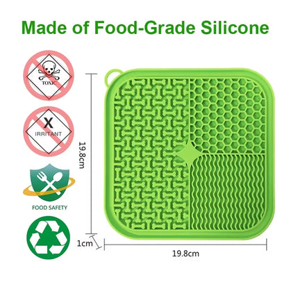  Premium Lick Pad with Suction Cups /  Feeder for Dogs and Cats, for Dog Anxiety Relief