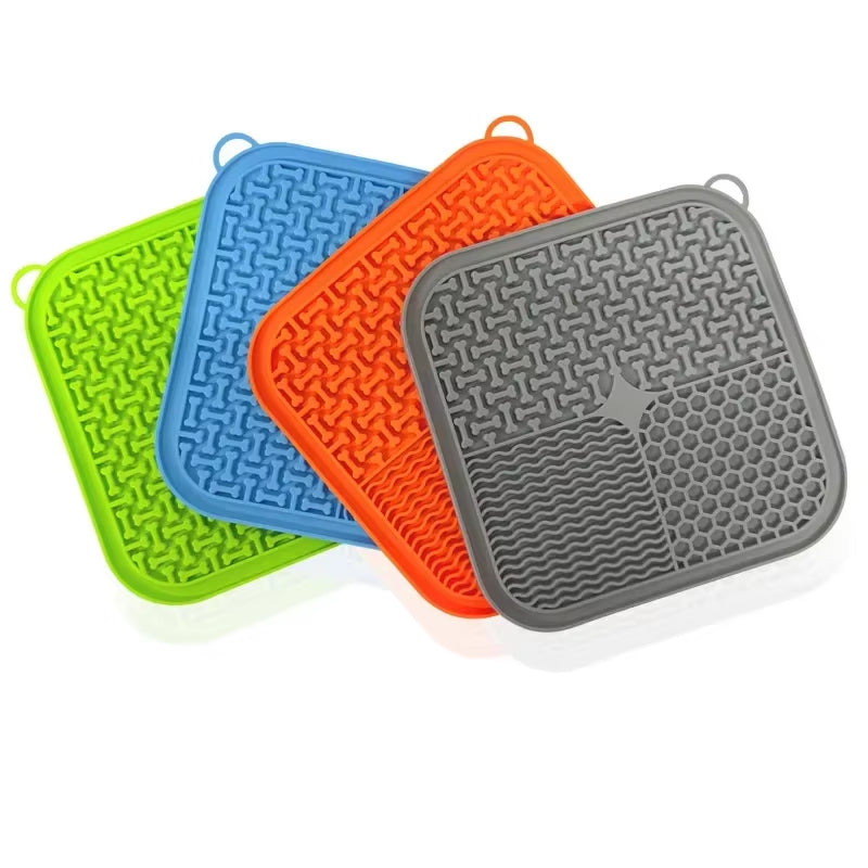  Premium Lick Pad with Suction Cups /  Feeder for Dogs and Cats, for Dog Anxiety Relief
