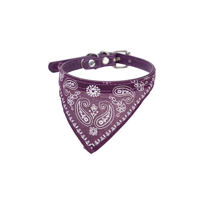 Pet Dog Neck Scarf  Dog Collar Bandana Collar Scarf adjustable
