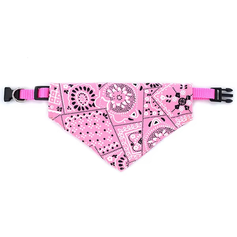 Pet Dog Neck Scarf  Dog Collar Bandana Collar Scarf adjustable
