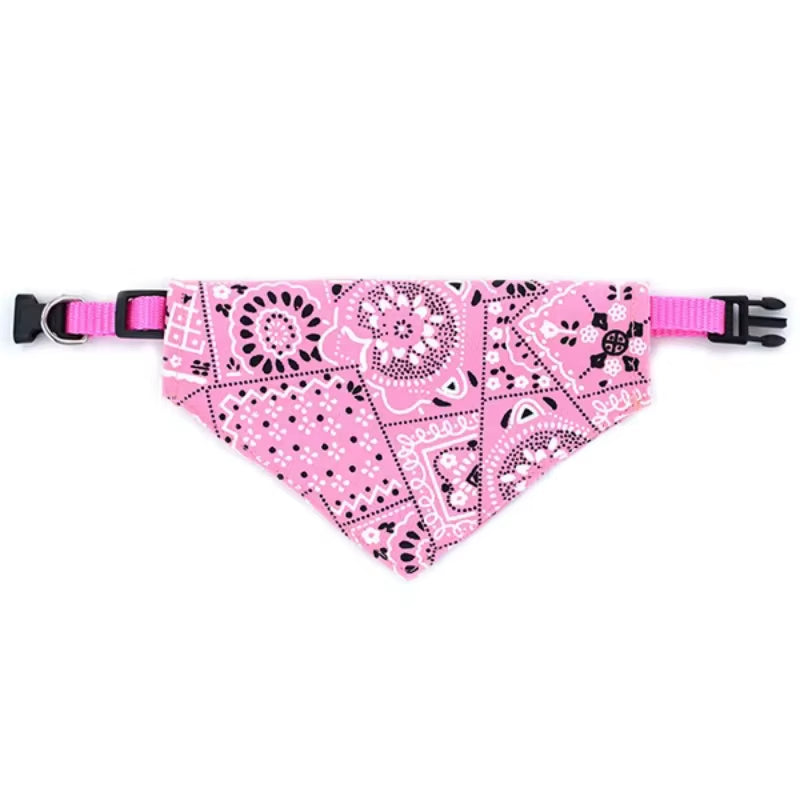 Pet Dog Neck Scarf  Dog Collar Bandana Collar Scarf adjustable